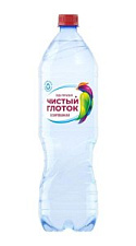 Вода Чистый глоток питьевая газированная 1.5л