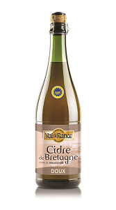 Сидр Cidre de Bretagne, Doux полусухой 4,5% 0,75л