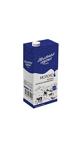 Молоко Молочная кухня питьевое ультрапастеризованное 2.5 % 950г