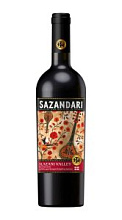 Вино Sazandari, Алазанская долина красное полусладкое 12% 0,75л