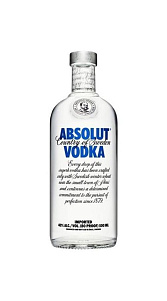 Водка Absolut 40% 0.5л