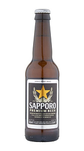 Пиво Sapporo светлое пастеризованное 0,33л.