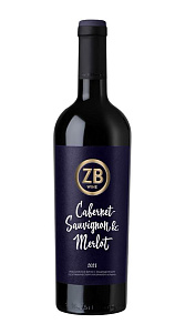 Вино ZB Wine Cabernet Sauvignon&Merlot красное сухое 13% 0,75л