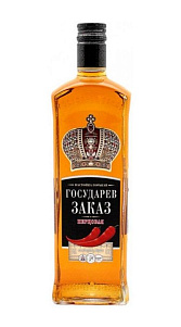 Настойка горькая Государев заказ Царь перцовая 40% 0.5л