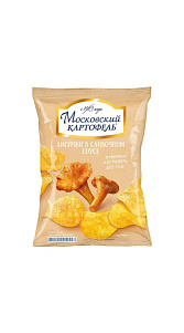 Чипсы картофельные Московский Картофель Лисички в сливочном соусе 60г