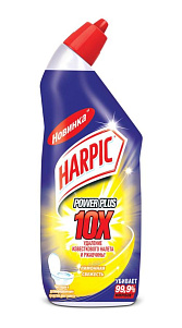 Средство Harpic Power Plus Лимонная свежесть чистящее для туалета 450мл
