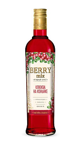 Настойка Berry mix Клюква на коньяке 18% 0.5л