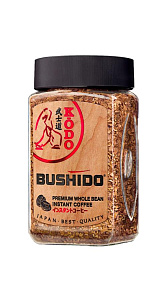 Кофе Bushido Kodo растворимый с добавлением молотого 95г.