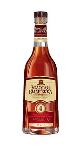 Коньяк Золотая выдержка 4 зв 40% 0.5л