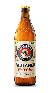 Пиво Paulaner Weissbier светлое нефильтрованное  0.5л