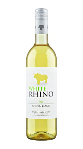 Вино White Rhino Белое Сухое 13% 0,75л