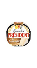 Сыр President Camembert De Campagne с Белой Плесенью 32% 125г