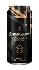 Сидр Strongbow яблочный сухой 5% 0,44л.