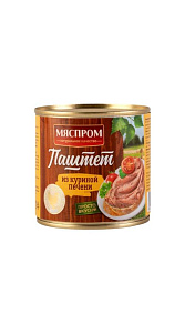 Паштет Мяспром из куриной печени 240г