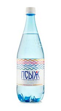 Вода Псыж минеральная лечебно-столовая газированная 1.0л