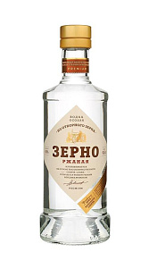 Водка Зерно Ржаная 40% 0.5л