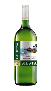 Вино Calurosa Siesta Airen Muscatel белое сух 11% 1л