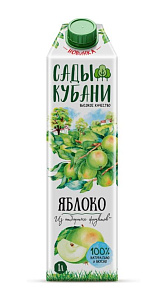 Нектар Сады Кубани Яблоко 1л