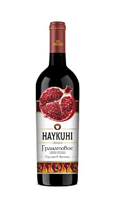 Вино Haykuhi, гранатовое красное полусладкое 12% 0,75л