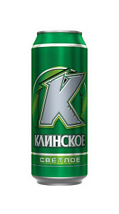 Пиво Клинское светлое 4.7% 0.45л 