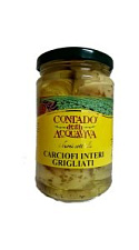 Артишоки целые Contado Degli Acquaviva на гриле в масле 280г