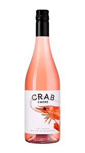 Вино Crab & More, White Zinfandel розовое полусухое 10.5% 0,75л