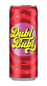 Газированный напиток Dubl Bubl Cola безалкогольный 330мл