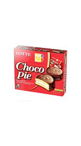 Печенье Lotte Choco Pie прослоенное глазированное 336г
