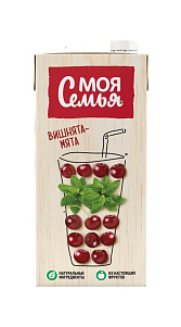 Напиток сокосодержащий Моя Семья Яблоко-Вишня 1.93л