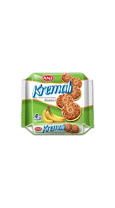 Бисквитное печенье Ani Kremali Банан 150г 