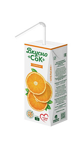 Напиток сокосодержащий ВкусноСок Апельсин 200мл