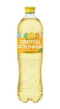 Вода Святой Источник газированная с соком лимон-цитрус 1л