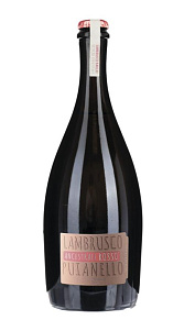 Вино игристое Puianello Ancestrale Lambrusco dell Emilia IGP Rosso красное сух 12% 0.75л