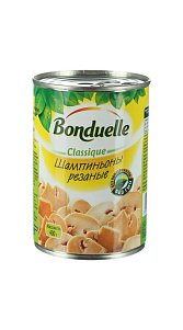 Шампиньоны Bonduelle Classique резанные 400г 