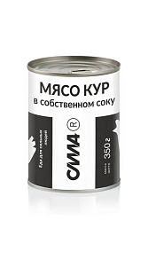 Мясо курицы Сила в собственном соку ГОСТ 350г