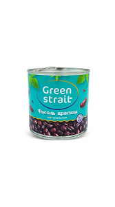 Фасоль Green Strait красная натуральная ГОСТ 400г