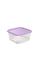 Контейнер FunCook квадратный для продуктов 1.7л