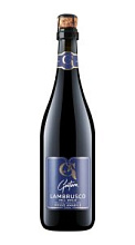 Вино игристое Gaetano, Lambrusco красное полусладкое 7,5% 0,75л