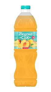 Напиток сокосодержащий ВкусноСок Персиковый 2л