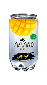 Газированный напиток Aziano Mango безалкогольный 350мл