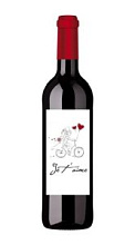 Вино Je t'aime красное сухое 10,5 % 0,75л