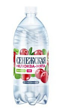Газированный напиток Сенежская Клюква-Мята безалкогольный 1л