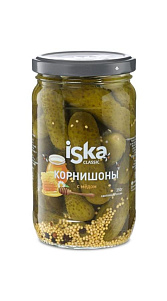 Корнишоны Iska Classic с медом 350мл
