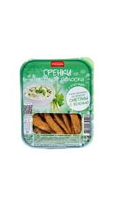 Гренки Гренковъ ржано-пшеничные со вкусом сметаны с зеленью 70г