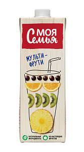 Напиток сокосодержащий Моя Семья Мультифрукт 950мл
