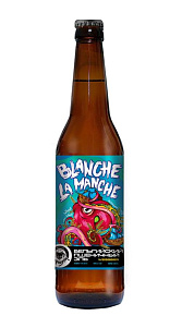 Пиво Blanche la Manche, пшеничное светлое непастеризованное нефильтрованное 4,5% 0,45л