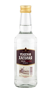 Водка Усадская хлебная 38% 0,25л