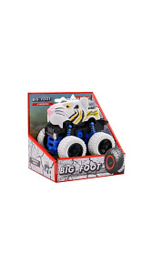 Машинка Big Foot Звери инерционная 4x4 9.5см