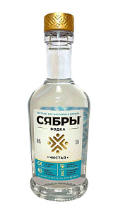 Водка Сябры Чистая 40% 0,2л