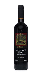 Вино Skoliovin Медвежья Кровь красное полусладкое 11% 0,75л